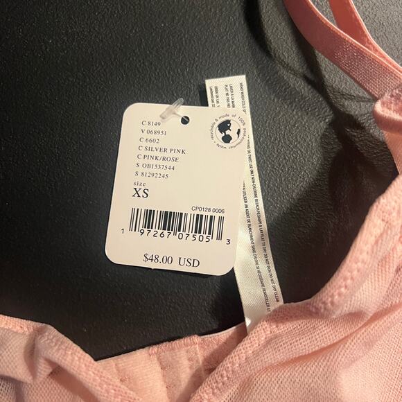 NWT Free People Pale Pink Rose  Heartthrob Underwire Bra - xs - Picture 6 of 8